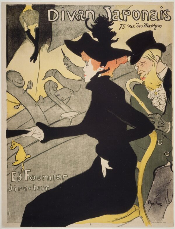 Divan japonais – Toulouse Lautrec Henri de Toulouse-Lautrec 70x85