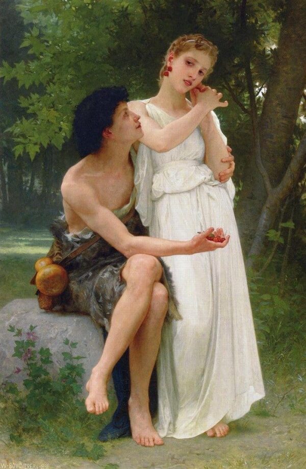 Ses premiers bijoux – William Bouguereau William Bouguereau 70x105