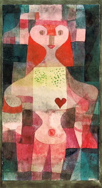 dame de coeur – Paul Klee Paul Klee 70x120