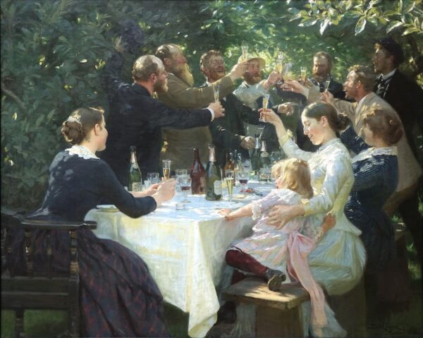 Hip, Hip, Hurrah ! – Peder Severin Kroyer Peder Severin Krøyer 85x75