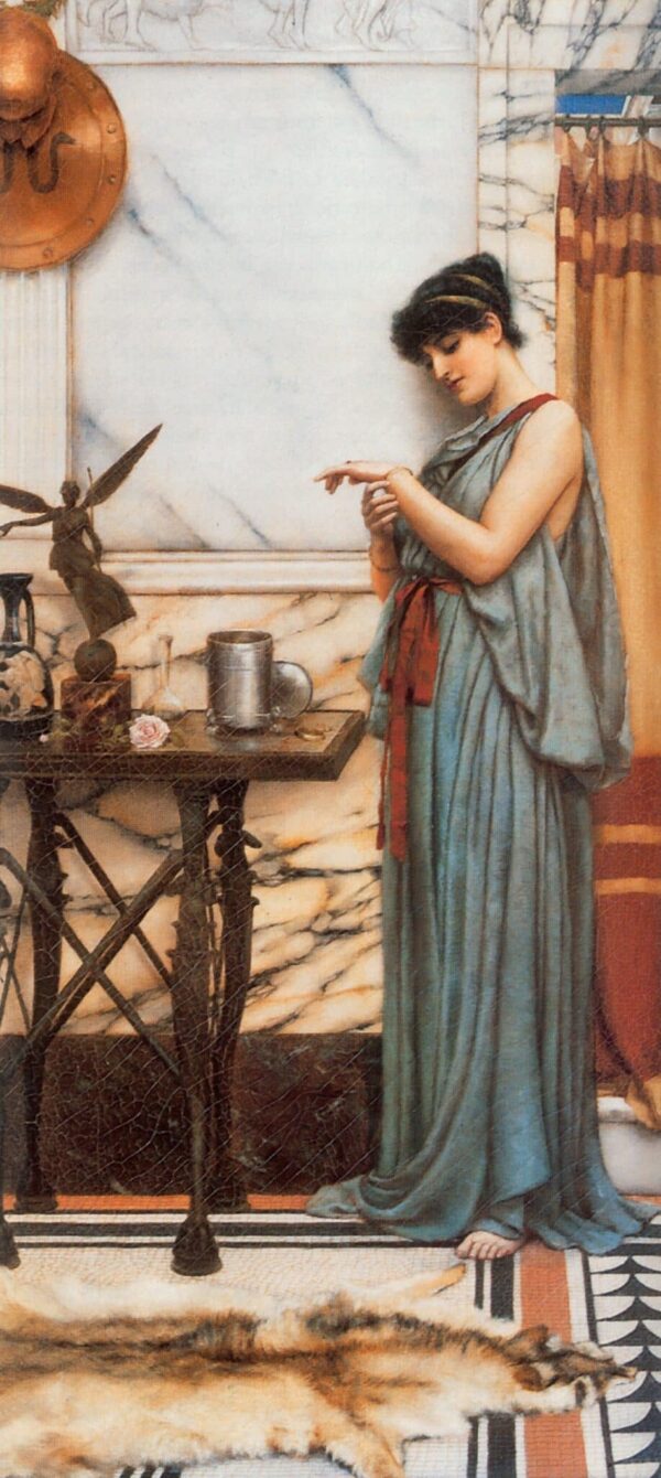 Son cadeau d’anniversaire – John William Godward John William Godward 70x160