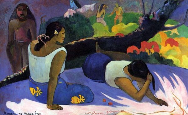 Arearea des mauvais esprits – Paul Gauguin Paul Gauguin 105x70