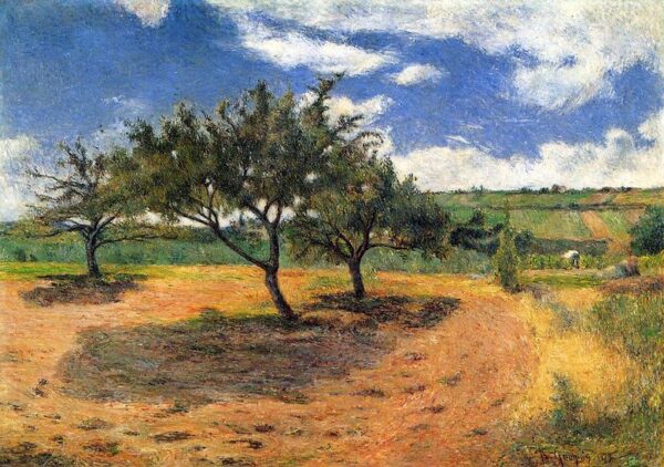 Champs et arbres – Paul Gauguin Paul Gauguin 105x70