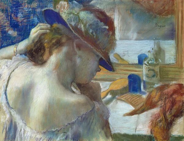 Devant le miroir – Edgar Degas Edgar Degas 85x75