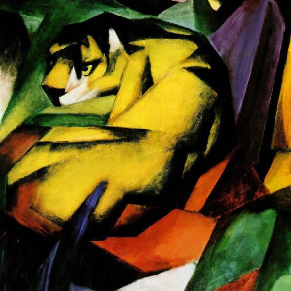 Le tigre jaune – Franz Marc Franz Marc 70x70