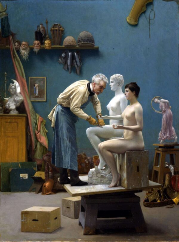 L’artiste sculptant le Tanagra – Jean-Léon Gérôme Jean-Léon Gérôme 70x105