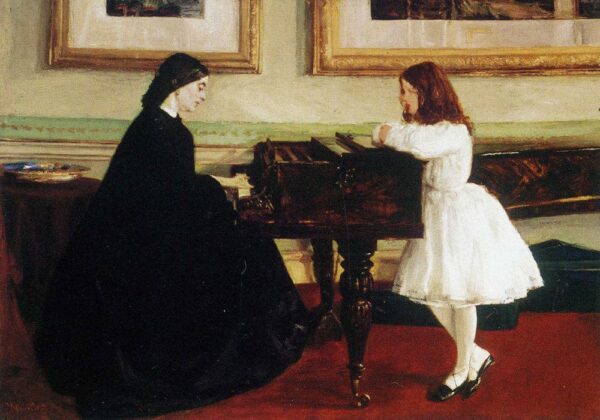 Au piano – James Abbott McNeill Whistler James Abbott McNeill Whistler 105x70