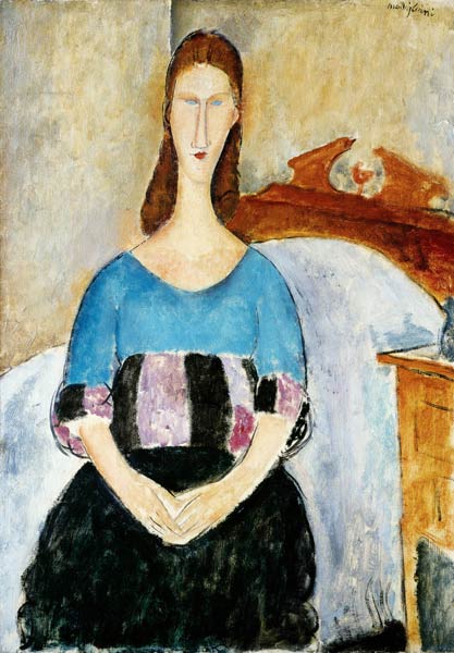 Jeanne Hébuterne en pull – Amedeo Modigliani Amedeo Modigliani 70x105