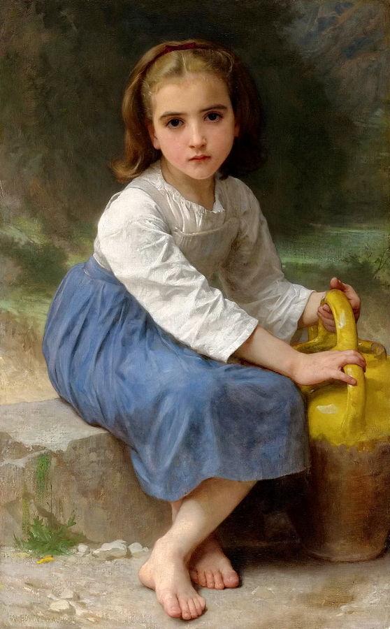 Jeune fille avec une cruche – William Bouguereau William Bouguereau 70x105