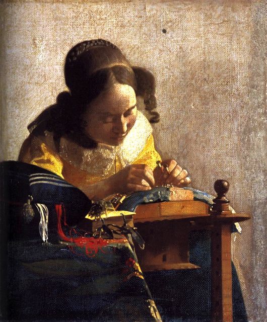 La Dentellière (Vermeer) – Johannes Vermeer Johannes Vermeer 70x85