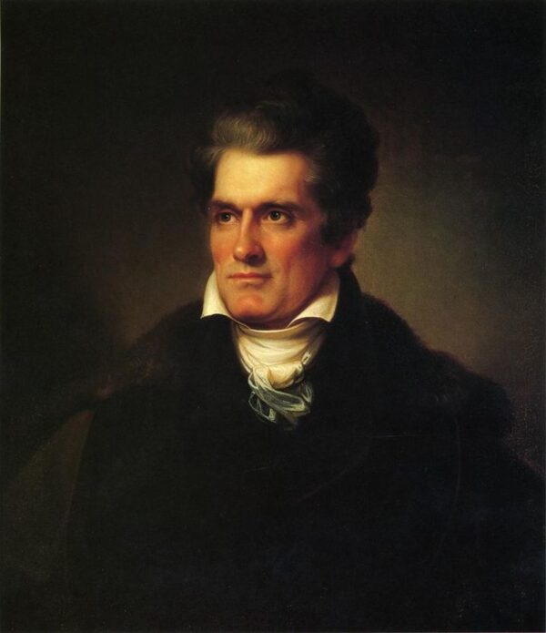 Portrait de John C. Calhoun, 1834 – Rembrandt Peale Rembrandt Peale 70x85