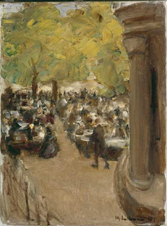 Jardin de café – Max Liebermann Max Liebermann 70x105