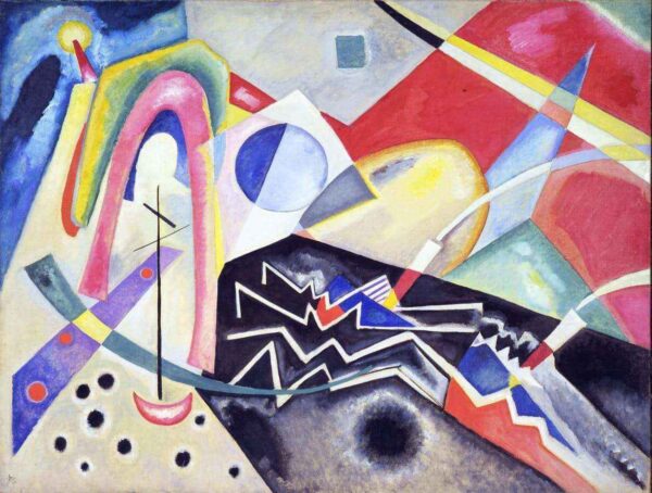 Zig Zag blanc – Vassily Kandinsk Vassily Kandinsky 85x75