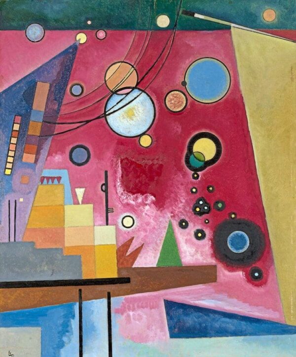 Rouge lourd – Vassily Kandinsky Vassily Kandinsky 70x85