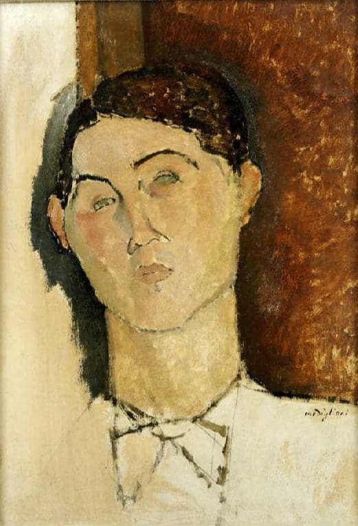 Tête d’un jeune homme – Amadeo Modigliani 70x105