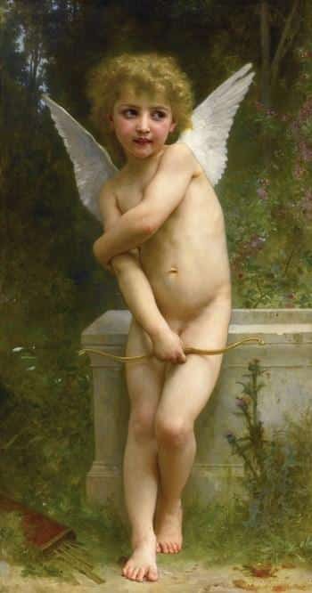 L’amour frappé – William Bouguereau William Bouguereau 70x140