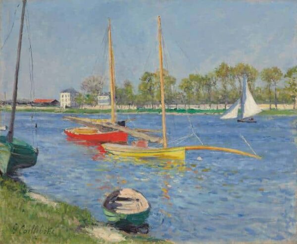 La Seine à Argenteuil – Caillebotte Gustave Caillebotte 85x75