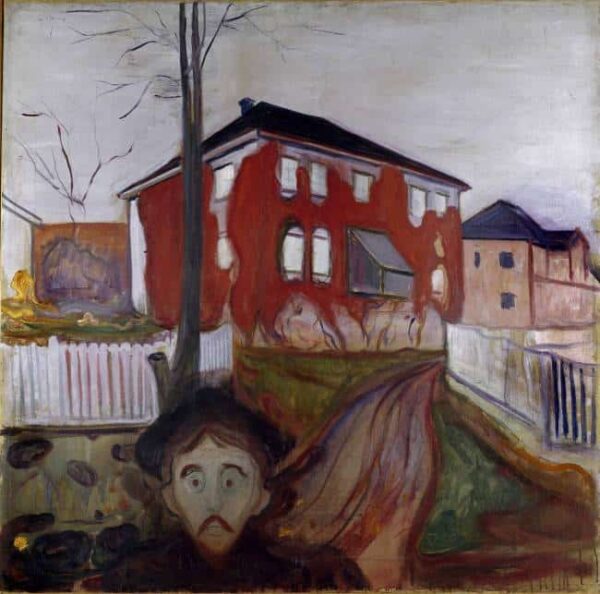 La Vigne vierge rouge – Edvard Munch Edvard Munch 70x70