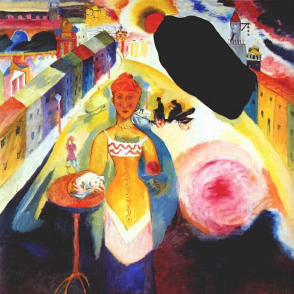 Dame à Moscou – Vassily Kandinsky Vassily Kandinsky 70x70