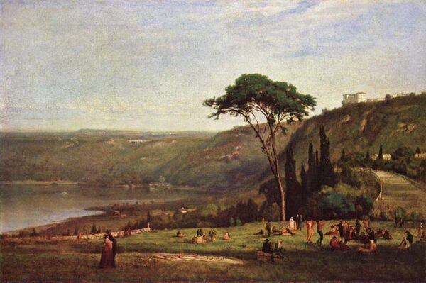 Lake Albano (Italy) – George Inness George Inness