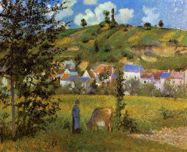 Paysage à Chaponval – Camille Pissarro Camille Pissarro 85x75