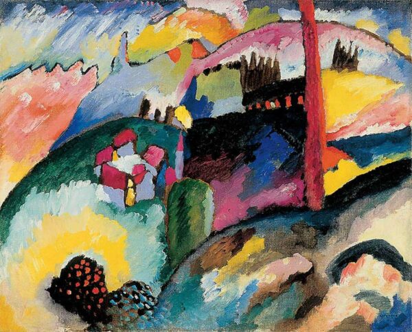 Paysage avec cheminée d’usine – Vassily Kandinsky Vassily Kandinsky 85x75