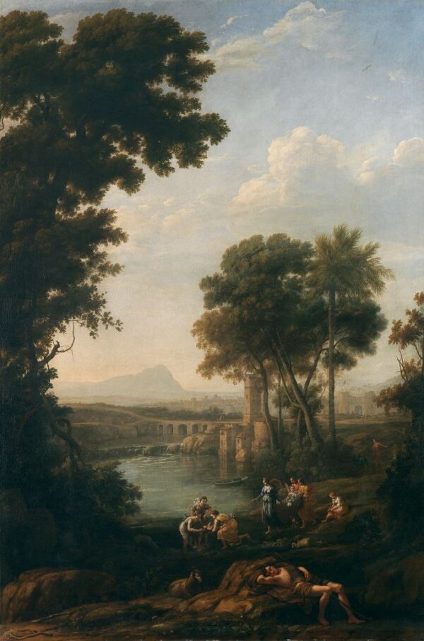 Landscape with the finding of Moses – Claude Lorrain Claude Lorrain 70x105