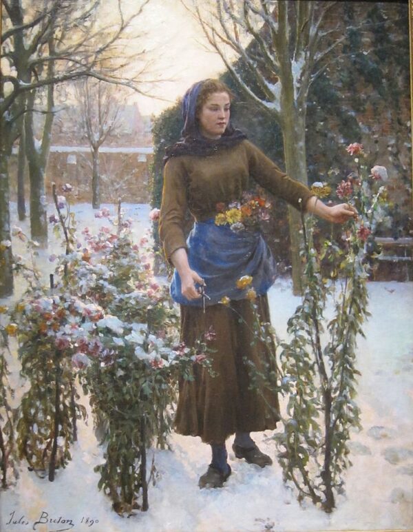 Dernières Fleurs – Jules Breton Jules Breton 70x85