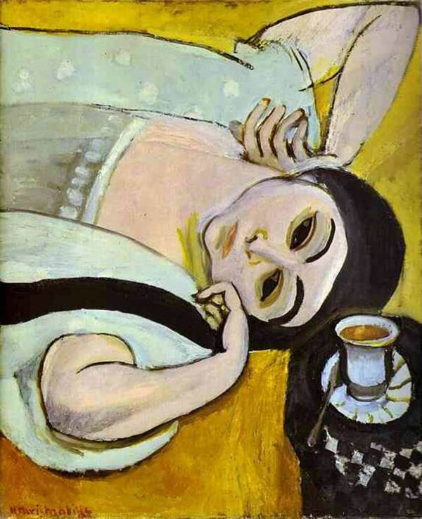 Laurette couchée avec une tasse de café – Matisse Henri Matisse 70x85