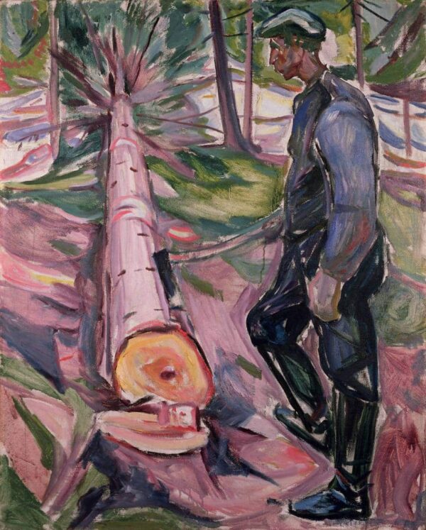 Le Bûcheron – Edvard Munch Edvard Munch 70x85