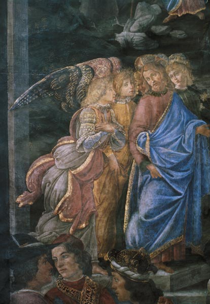 La purification du lépreux et la tentation du Christ, de la chapelle Sixtine : détail du Chris – Sandro Botticelli Sandro Botticelli 70x105