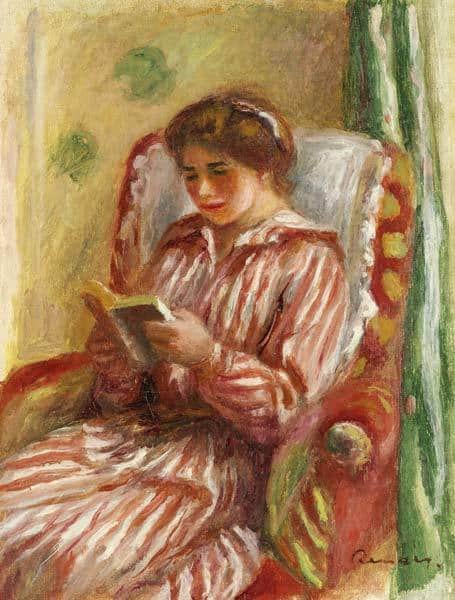 Gabrielle Lecture – Pierre-Auguste Renoir Pierre-Auguste Renoir 70x85