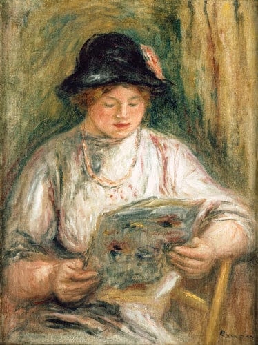 Femme lisant – Pierre-Auguste Renoir Pierre-Auguste Renoir 70x85