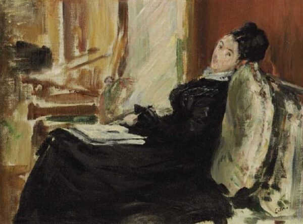 Jeune femme lisant – Edouard Manet Édouard Manet 105x70