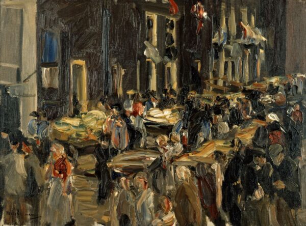 Ruelle de juif à Amsterdam – Max Liebermann Max Liebermann 105x70