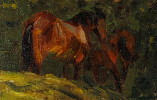 Petite étude de cheval I – Franz Marc Franz Marc 105x70