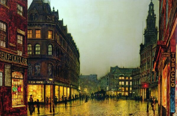 Boar Lane, Leeds – John atkinson grimshaw John Atkinson Grimshaw 105x70