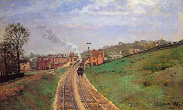 Gare de Lordship Lane, Dulwich – Camille Pissarro Camille Pissarro 120x70