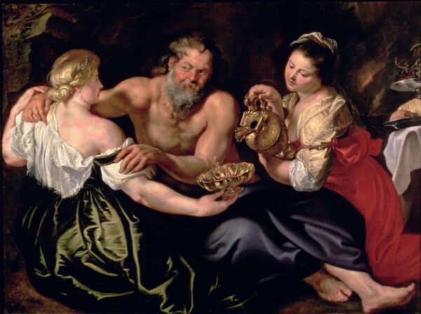 Lot et ses filles – Peter Paul Rubens Peter Paul Rubens 85x75