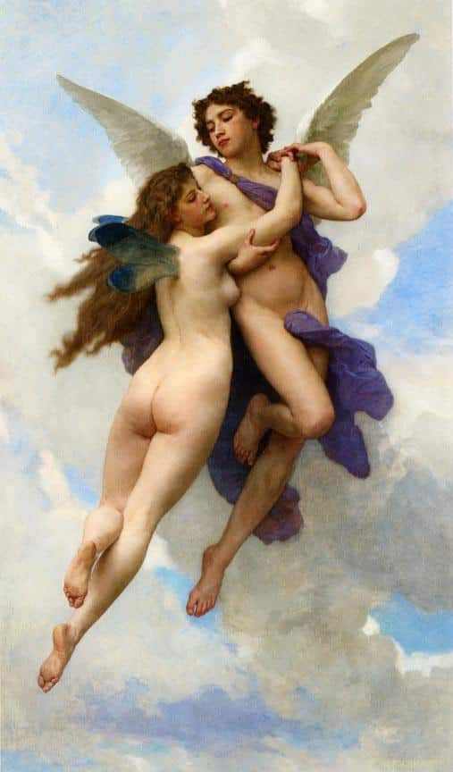 Amour et Psyché – William Bouguereau William Bouguereau 70x120