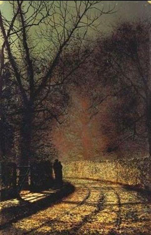 Amoureux dans un bois – John atkinson grimshaw John Atkinson Grimshaw 70x105