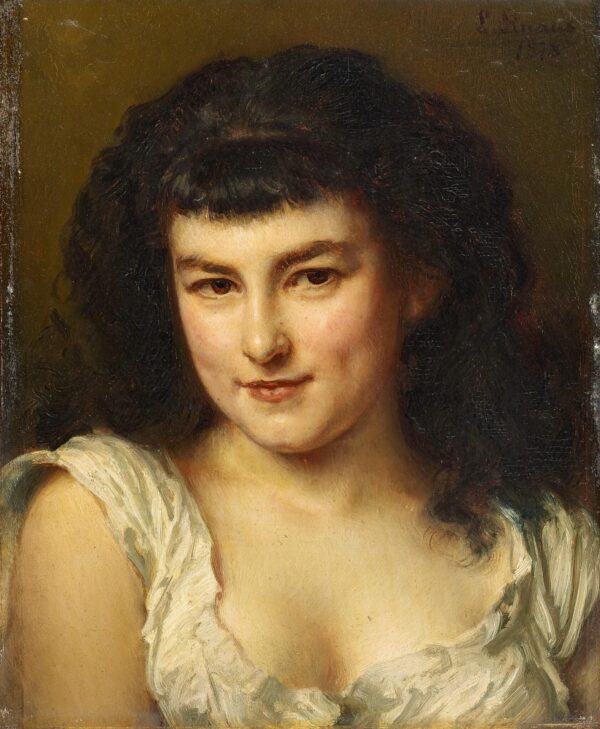 Portrait d’une jeune fille – Ludwig Knaus Ludwig Knaus