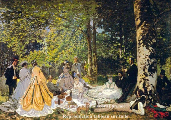 Le Déjeuner sur l’herbe – Claude Monet Claude Monet 105x70