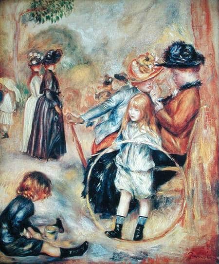 Dans les jardins du Luxembourg – Pierre-Auguste Renoir Pierre-Auguste Renoir 70x85