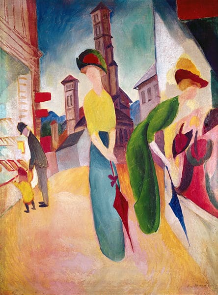 Devant le magasin de chapeaux – August Macke August Macke 70x105