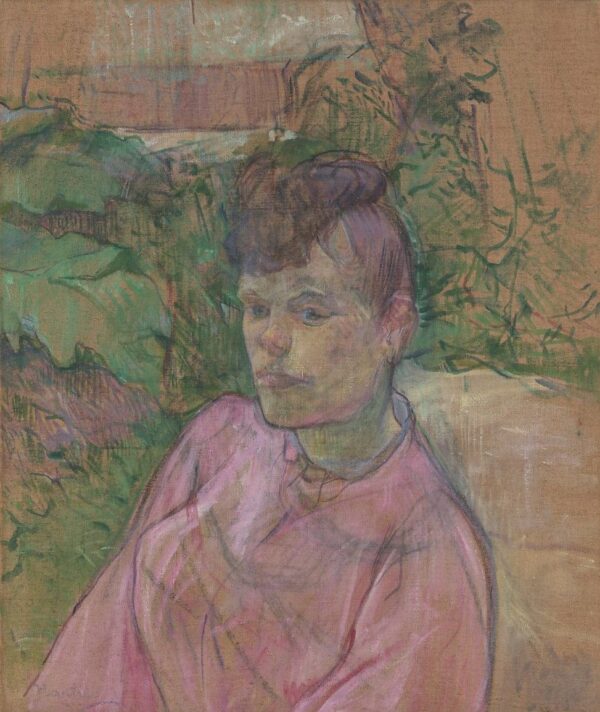 Femme dans le jardin de Monsieur Forest – Toulouse Lautrec Henri de Toulouse-Lautrec 70x85