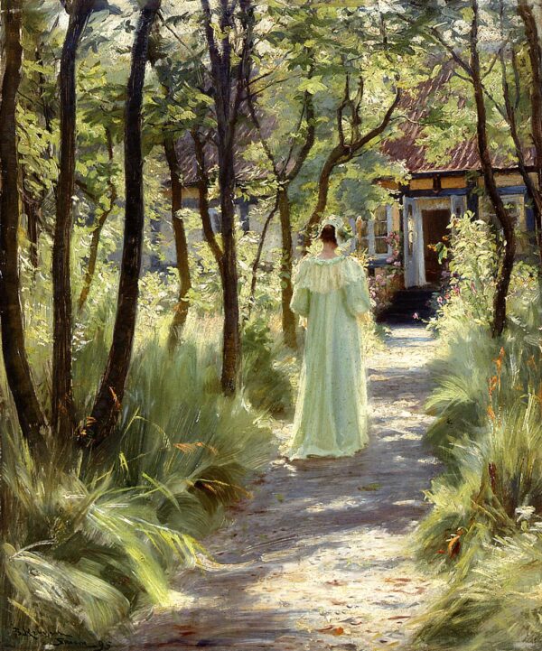 Marie dans le jardin – Peder Severin Kroyer Peder Severin Krøyer 70x85