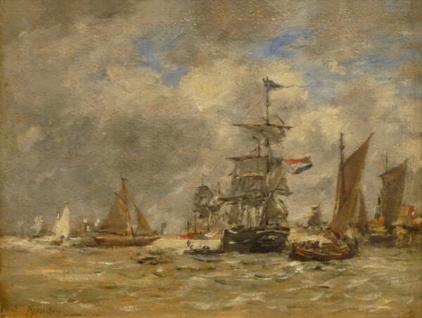 Marina – Eugène Boudin Eugène Boudin 85x75