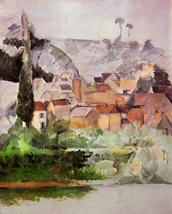 Château et village de medan – Paul Cézanne Paul Cézanne 70x85