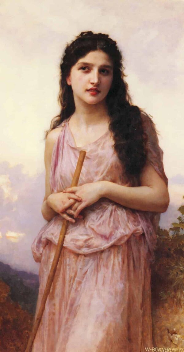 Méditation – William Bouguereau William Bouguereau 70x140